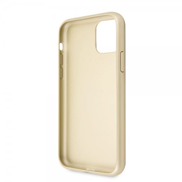 Guess iPhone 11 Pro Max -kuoret Saffiano Cover Kulta