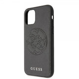 Guess iPhone 11 Pro Max Kuori Saffiano Cover Musta