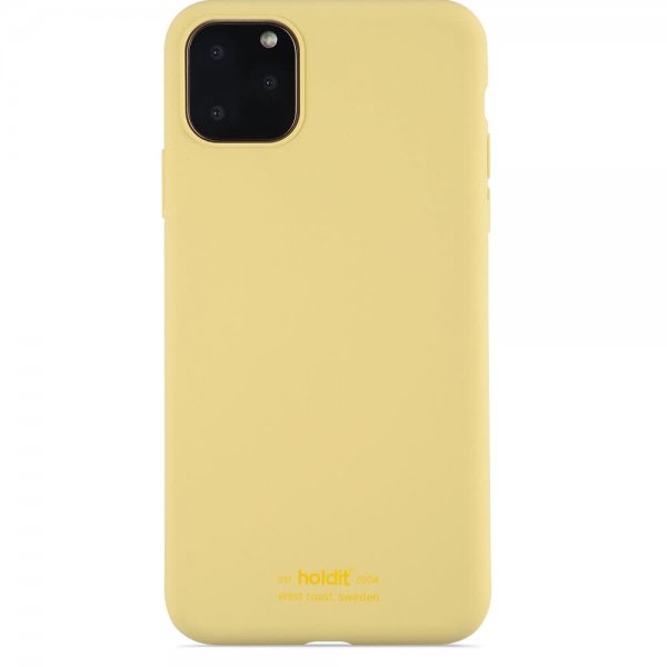 holdit iPhone 11 Pro Max Silikonikuori Keltainen