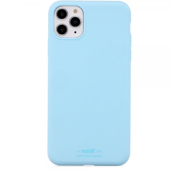 holdit iPhone 11 Pro Max Silikonikuori Vaaleansininen