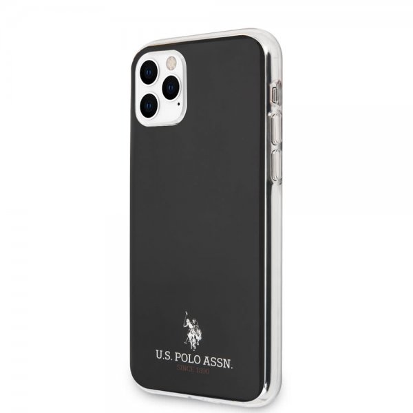 U.S. Polo iPhone 11 Pro Max -kuori Small Logo Musta