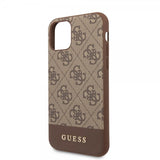 Guess iPhone 11 Pro Max Kuori Stripe Cover Ruskea
