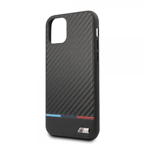 BMW iPhone 11 Pro Max Kuoret Tricolore Suoja Musta