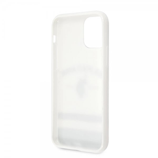 U.S. Polo iPhone 11 Pro Max -kuori, kolmivärinen valkoinen