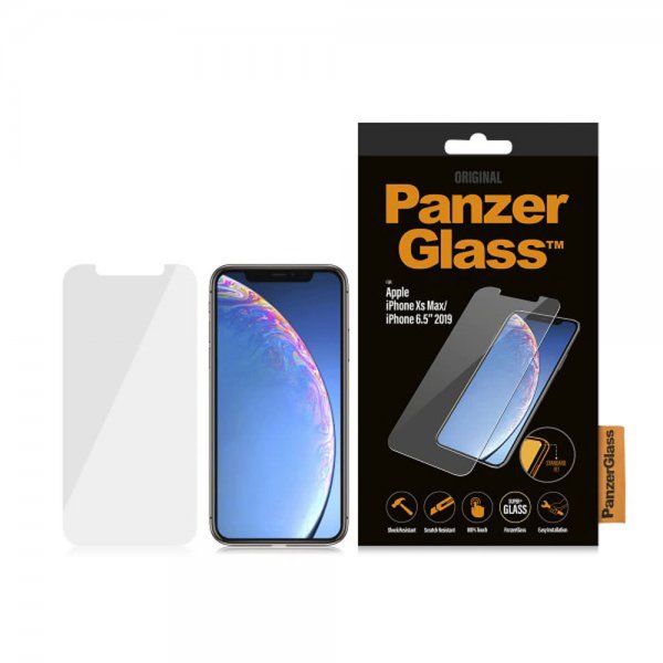 PanzerGlass iPhone Xs Max/11 Pro Max -näytönsuoja, Standard Fit