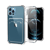 iPhone 11 Pro Max Kuoret Korttipidike Iskunkestävä Läpinäkyvä