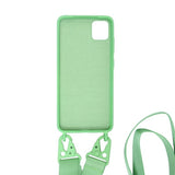 iPhone 11 Pro Silikonikuori Kaulanauhalla Vihreä