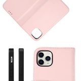Rvelon iPhone 11 Pro -kotelo, aitoa nahkaa, pinkki