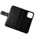 Rvelon iPhone 11 Pro -kotelo, aitoa nahkaa, musta