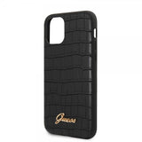 Guess iPhone 11 Pro Kuori Croco Musta