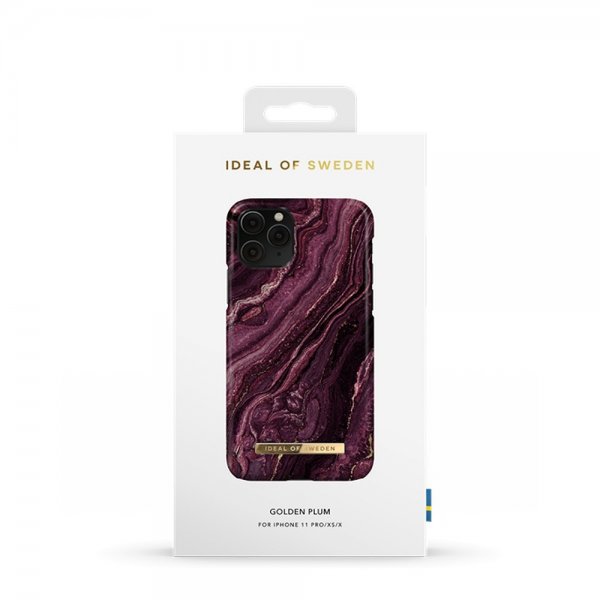 Ideal of Sweden iPhone 11 Pro -suojakuori, Fashion Case Golden Plum