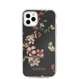 Guess iPhone 11 Pro Kuori Flower Edition N.4 Musta