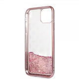 Guess iPhone 11 Pro Kuori Glitter Cover Ruusukulta