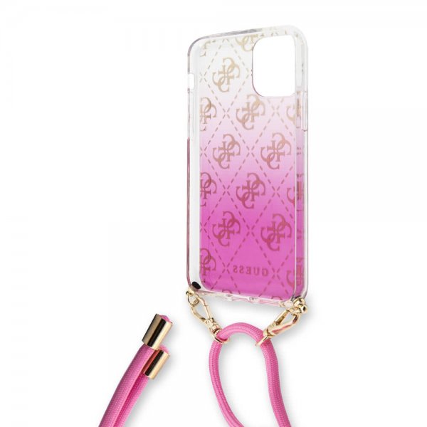 Guess iPhone 11 Pro Kuori Gradient Cover Ruusunpunainen