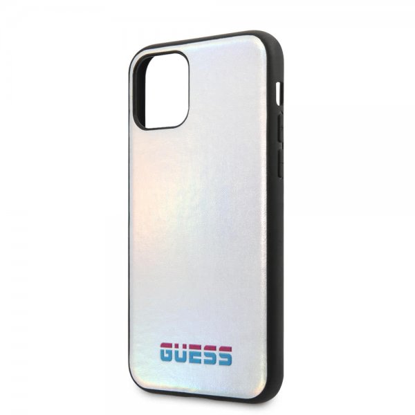 Guess iPhone 11 Pro Kuori Iridescent Cover Silver