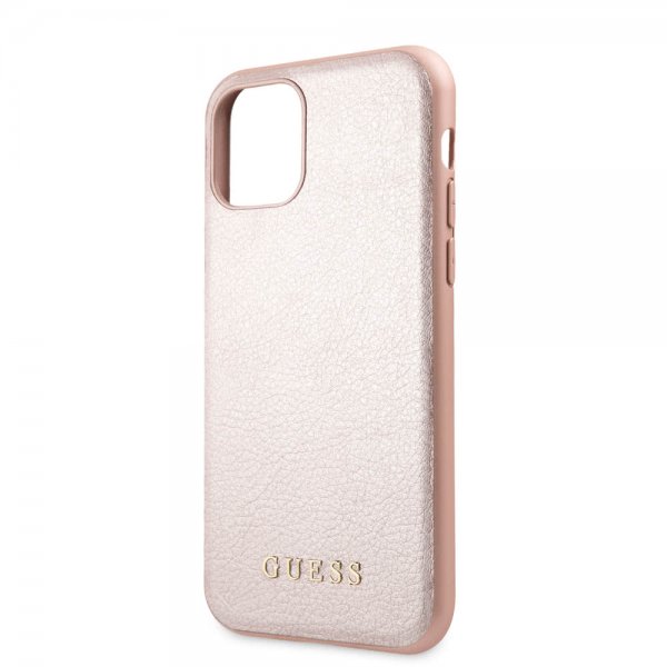 Guess iPhone 11 Pro Kuori Nahkakuvio Ruusukulta