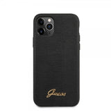 Guess iPhone 11 Pro Kuori Lizard Musta