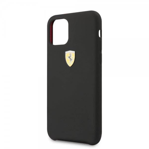 Ferrari iPhone 11 Pro Kuori logolla, musta