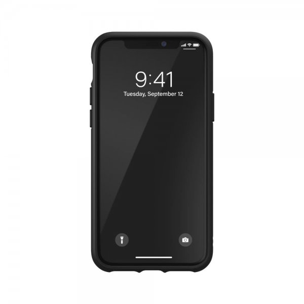 Superdry iPhone 11 Pro -suojakuori, muotoonvalettu, kangas, musta