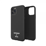 Superdry iPhone 11 Pro -suojakuori, muotoonvalettu, kangas, musta
