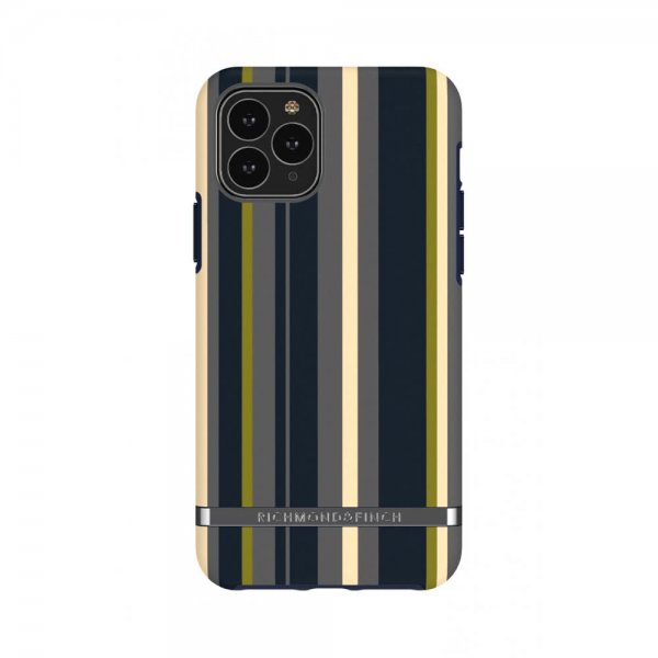 Richmond & Finch iPhone 11 Pro -suojakuori, Navy Stripes