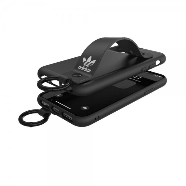 Adidas iPhone 11 Pro Kuori TAI Hand Strap Case Musta