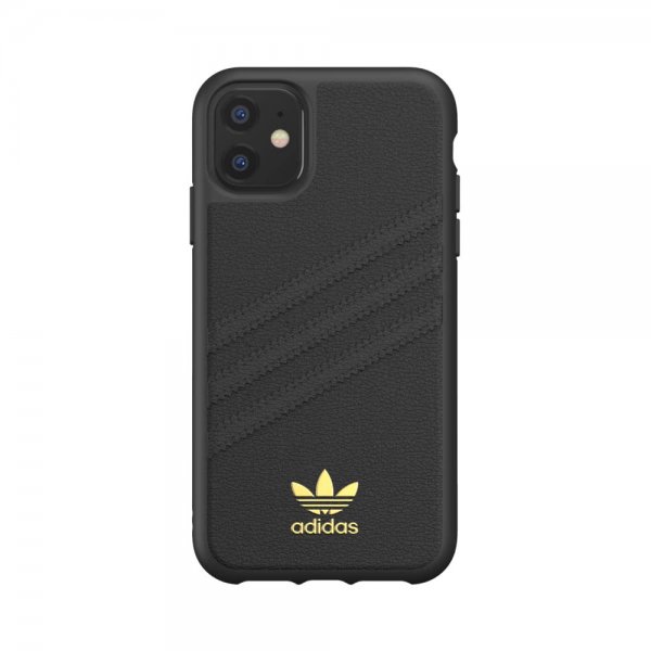 Adidas iPhone 11 -suojakuori OR 3 Stripes Snap Case Premium -korttipaikalla FW19 musta