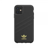 Adidas iPhone 11 -suojakuori OR 3 Stripes Snap Case Premium -korttipaikalla FW19 musta