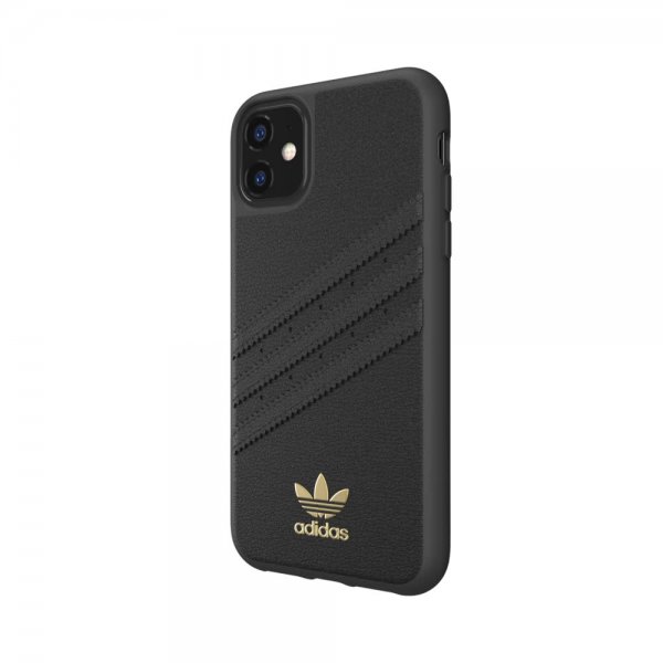 Adidas iPhone 11 -suojakuori OR 3 Stripes Snap Case Premium -korttipaikalla FW19 musta