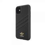 Adidas iPhone 11 -suojakuori OR 3 Stripes Snap Case Premium -korttipaikalla FW19 musta