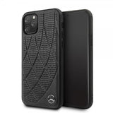Mercedes Benz iPhone 11 Pro -kuoret, rei'itetyt, mustat