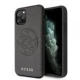 Guess iPhone 11 Pro Kuori Saffiano Suojus Musta