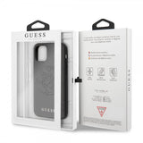 Guess iPhone 11 Pro Kuori Saffiano Suojus Musta
