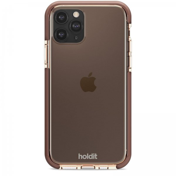 holdit iPhone 11 Pro -kuori Seethru Dark Brown