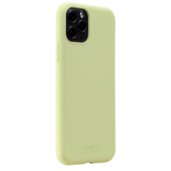 holdit iPhone 11 Pro -kuori silikoni kiwi