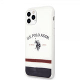 U.S. Polo iPhone 11 Pro Kuori Tricolore Valkoinen