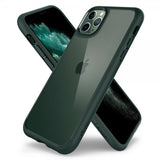 Spigen iPhone 11 Pro -kuori Ultra Hybrid Midnight Green