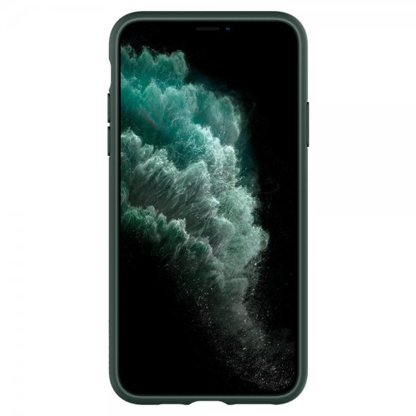 Spigen iPhone 11 Pro -kuori Ultra Hybrid Midnight Green