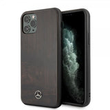 Mercedes-Benz iPhone 11 Pro -kuori Wood Line ruusupuu