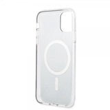 Guess iPhone 11 -suojakuori 4G Pattern MagSafe, ruskea