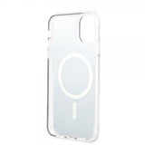 Guess iPhone 11 -kuoret 4G Pattern MagSafe, musta