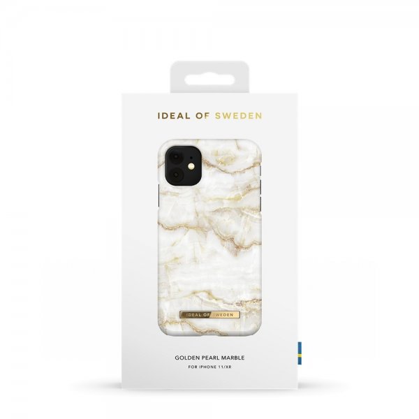 Ideal of Sweden iPhone 11 -suojakuori Fashion Case Golden Pearl Marble