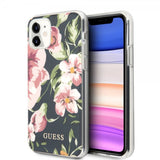 Guess iPhone 11 -suojakuori Flower Edition N.3 Navy