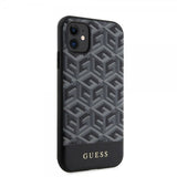 Guess iPhone 11 -suojakuori G Cube MagSafe, musta