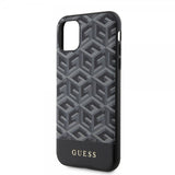 Guess iPhone 11 -suojakuori G Cube MagSafe, musta