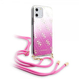 Guess iPhone 11 -suojakuori Gradient Cover Ruusu