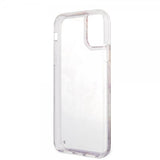 Guess iPhone 11 -suojakuori Liquid Glitter Flower Pattern - violetti
