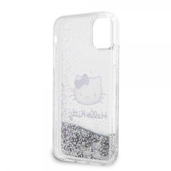 Hello Kitty iPhone 11 -kuori Liquid Glitter Translucent
