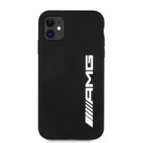 AMG iPhone 11 -suojakuori, nestemäinen silikoni, musta