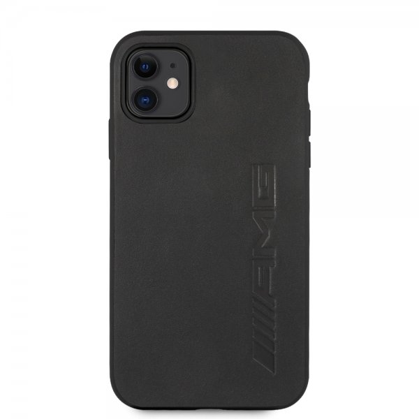 AMG iPhone 11 -suojakuori logoleimalla, musta